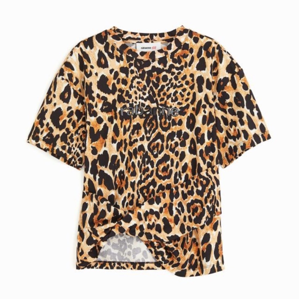 Paco Rabanne Leopard Print Top - Picture 3 of 7
